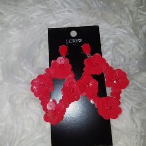 Jcrew Sequin Statement Earrings